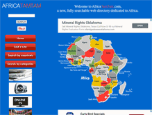 Tablet Screenshot of africatamtam.com